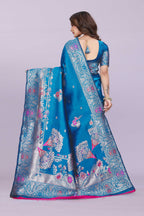Banarasi Silk Saree with Zari Weaving – Wedding & Festive Wear for Women