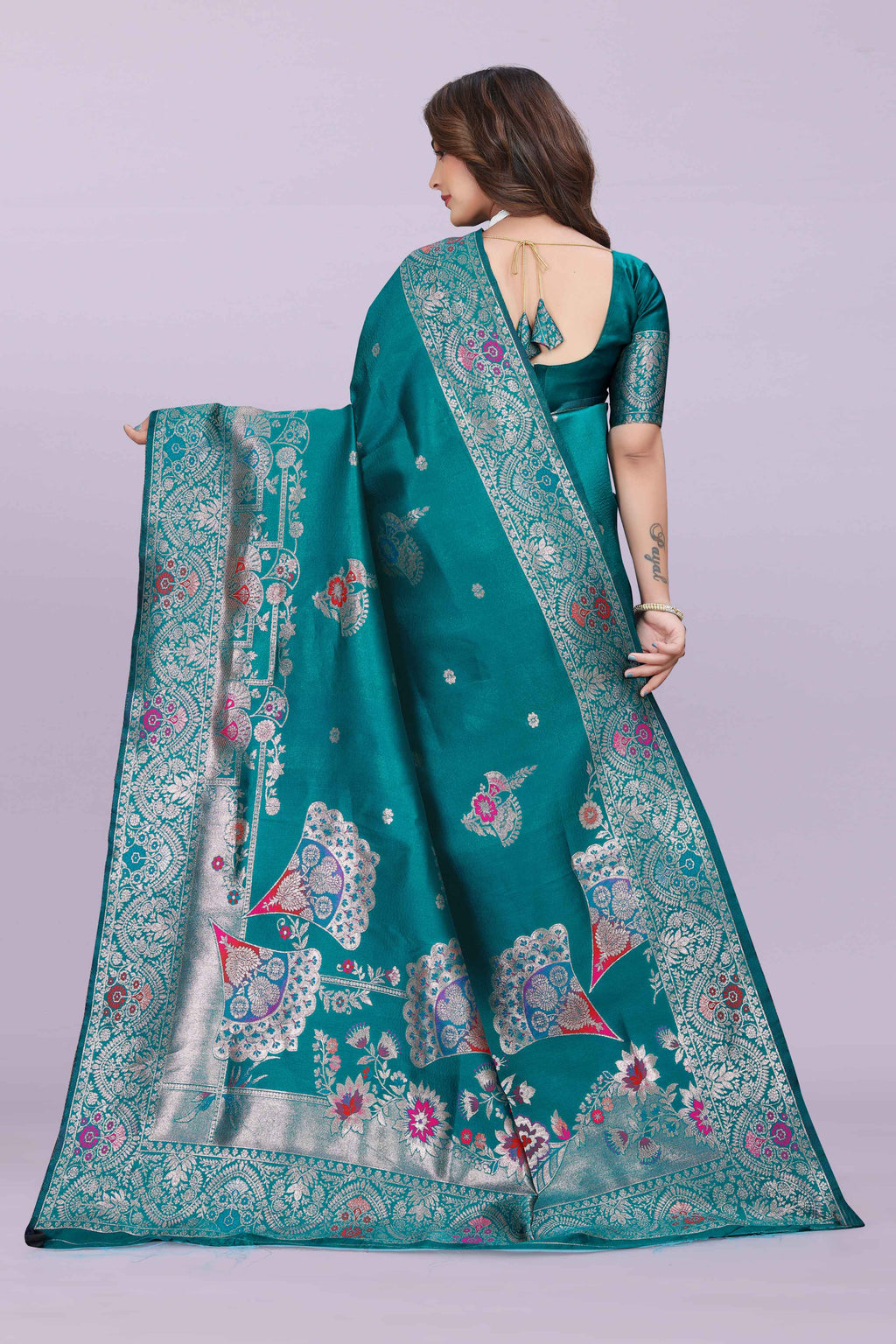 Banarasi Silk Saree with Zari Weaving – Wedding & Festive Wear for Women