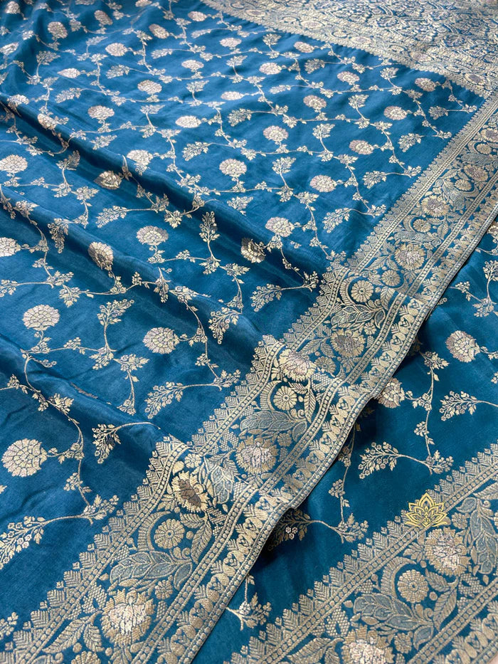 Women’s Premium Banarasi Silk Saree with Rich Zari Weaving | Traditional Wedding & Festive Wear Saree