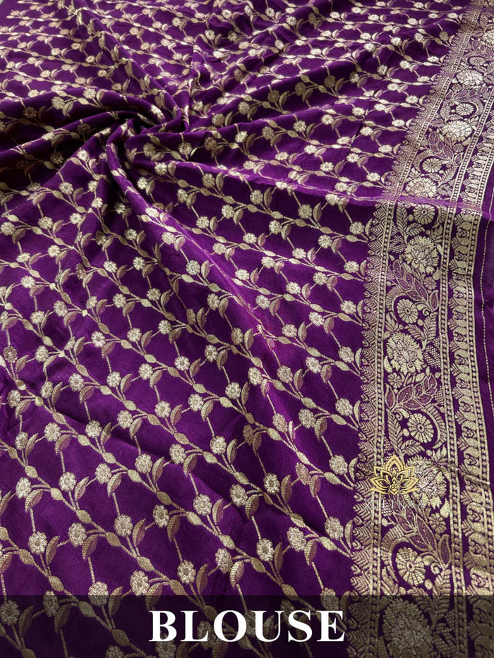 Women’s Premium Banarasi Silk Saree with Rich Zari Weaving | Traditional Wedding & Festive Wear Saree