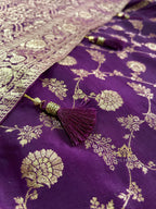 Women’s Premium Banarasi Silk Saree with Rich Zari Weaving | Traditional Wedding & Festive Wear Saree