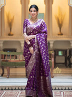 Women’s Premium Banarasi Silk Saree with Rich Zari Weaving | Traditional Wedding & Festive Wear Saree
