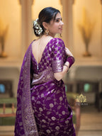 Women’s Premium Banarasi Silk Saree with Rich Zari Weaving | Traditional Wedding & Festive Wear Saree