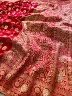 Women’s Premium Banarasi Silk Saree with Rich Zari Weaving | Traditional Wedding & Festive Wear Saree
