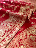 Women’s Premium Banarasi Silk Saree with Rich Zari Weaving | Traditional Wedding & Festive Wear Saree