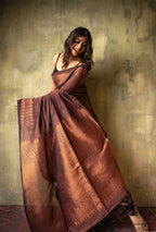 Women’s Soft Silk Saree with Rich Woven Border | Traditional Ethnic & Festive Wear Saree