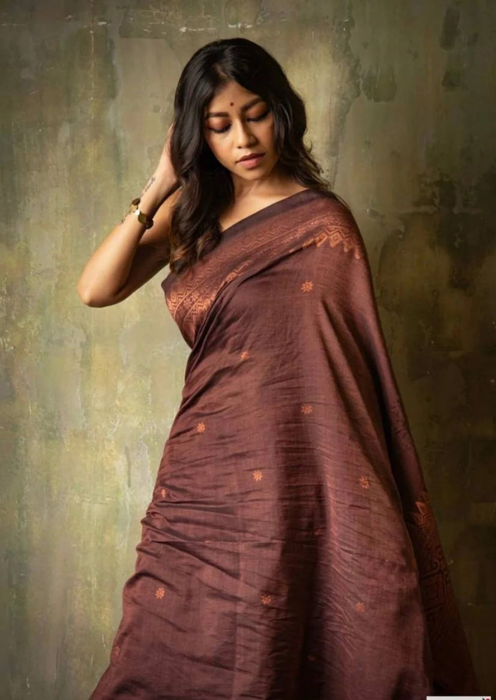 Women’s Soft Silk Saree with Rich Woven Border | Traditional Ethnic & Festive Wear Saree
