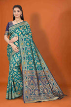 Banarasi Saree for Women Wedding Wear | Silk Designer Saree with Rich Pallu