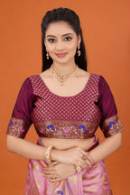 Banarasi Saree for Women Wedding Wear | Silk Designer Saree with Rich Pallu