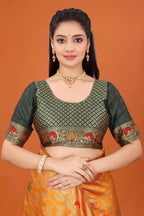 Banarasi Saree for Women Wedding Wear | Silk Designer Saree with Rich Pallu