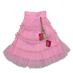 Girls Frill Lehenga Choli and Dupatta Set Party Wear