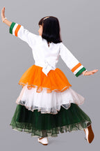Independence Day Casual Dress for Girls – Tricolor Festive Wear