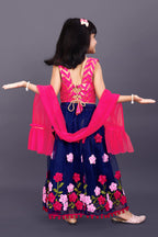 Girls Embroidered Lehenga Choli Set with Dupatta | Premium Kids Indian Wedding & Festive Wear