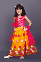 Girls Embroidered Lehenga Choli Set with Dupatta | Premium Kids Indian Wedding & Festive Wear