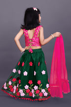 Girls Embroidered Lehenga Choli Set with Dupatta | Premium Kids Indian Wedding & Festive Wear