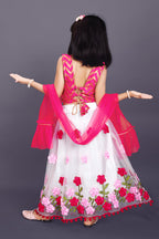 Girls Embroidered Lehenga Choli Set with Dupatta | Premium Kids Indian Wedding & Festive Wear