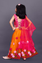 Girls Embroidered Lehenga Choli Set with Dupatta | Premium Kids Indian Wedding & Festive Wear