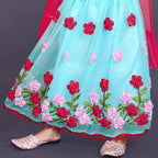 Girls Embroidered Lehenga Choli Set with Dupatta | Premium Kids Indian Wedding & Festive Wear
