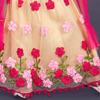 Girls Embroidered Lehenga Choli Set with Dupatta | Premium Kids Indian Wedding & Festive Wear