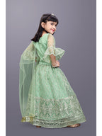 Girls Party Wear Embroidered Lehenga Choli Set with Dupatta | Premium Kids Indian Ethnic Outfit
