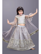 Girls Party Wear Embroidered Lehenga Choli Set with Dupatta | Premium Kids Indian Ethnic Outfit