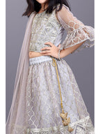 Girls Party Wear Embroidered Lehenga Choli Set with Dupatta | Premium Kids Indian Ethnic Outfit