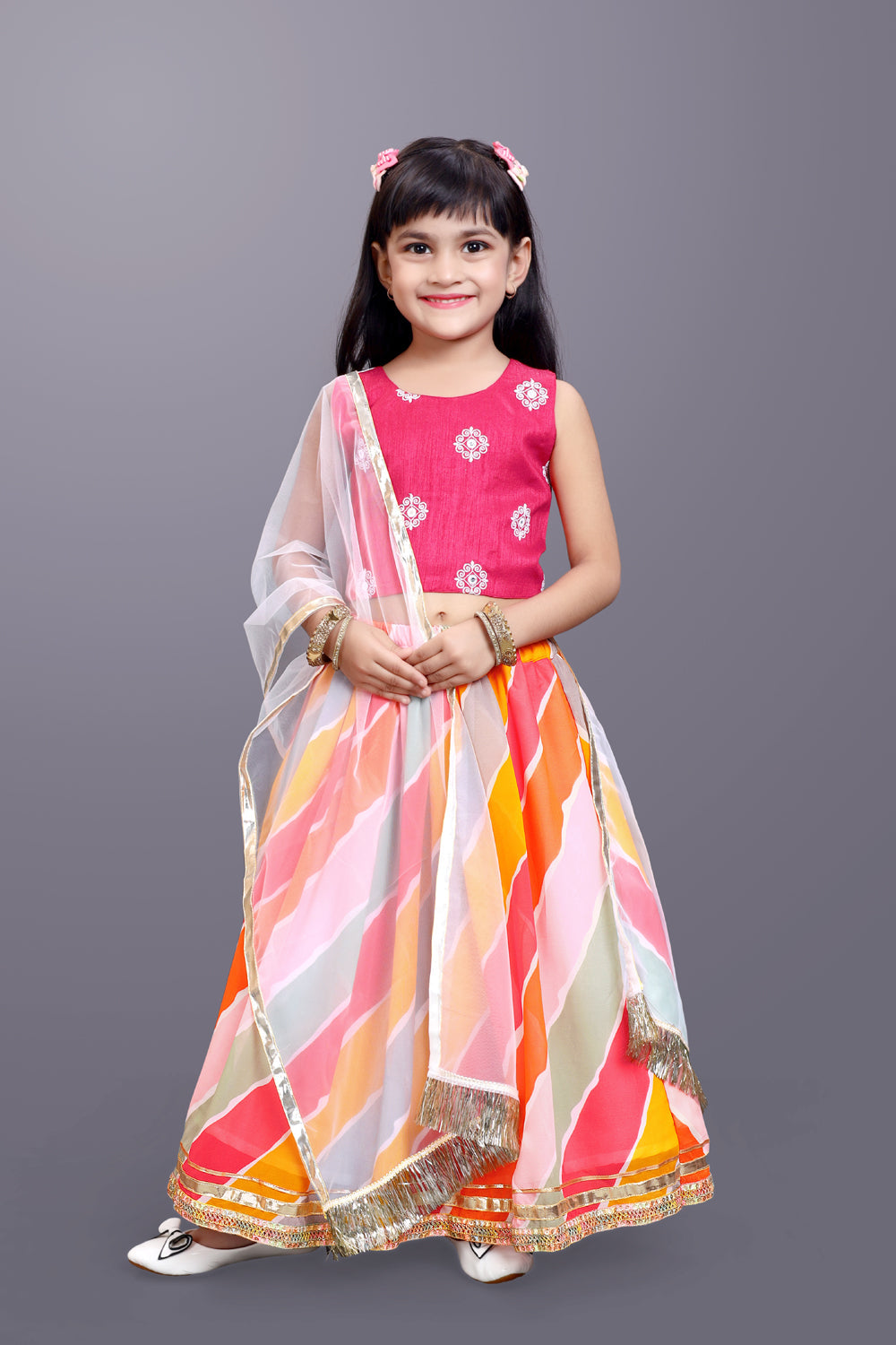 Funky Lehenga Choli and Dupatta Set