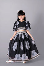 Lehenga Choli Floral Print Party Wear Dress