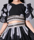Lehenga Choli Floral Print Party Wear Dress