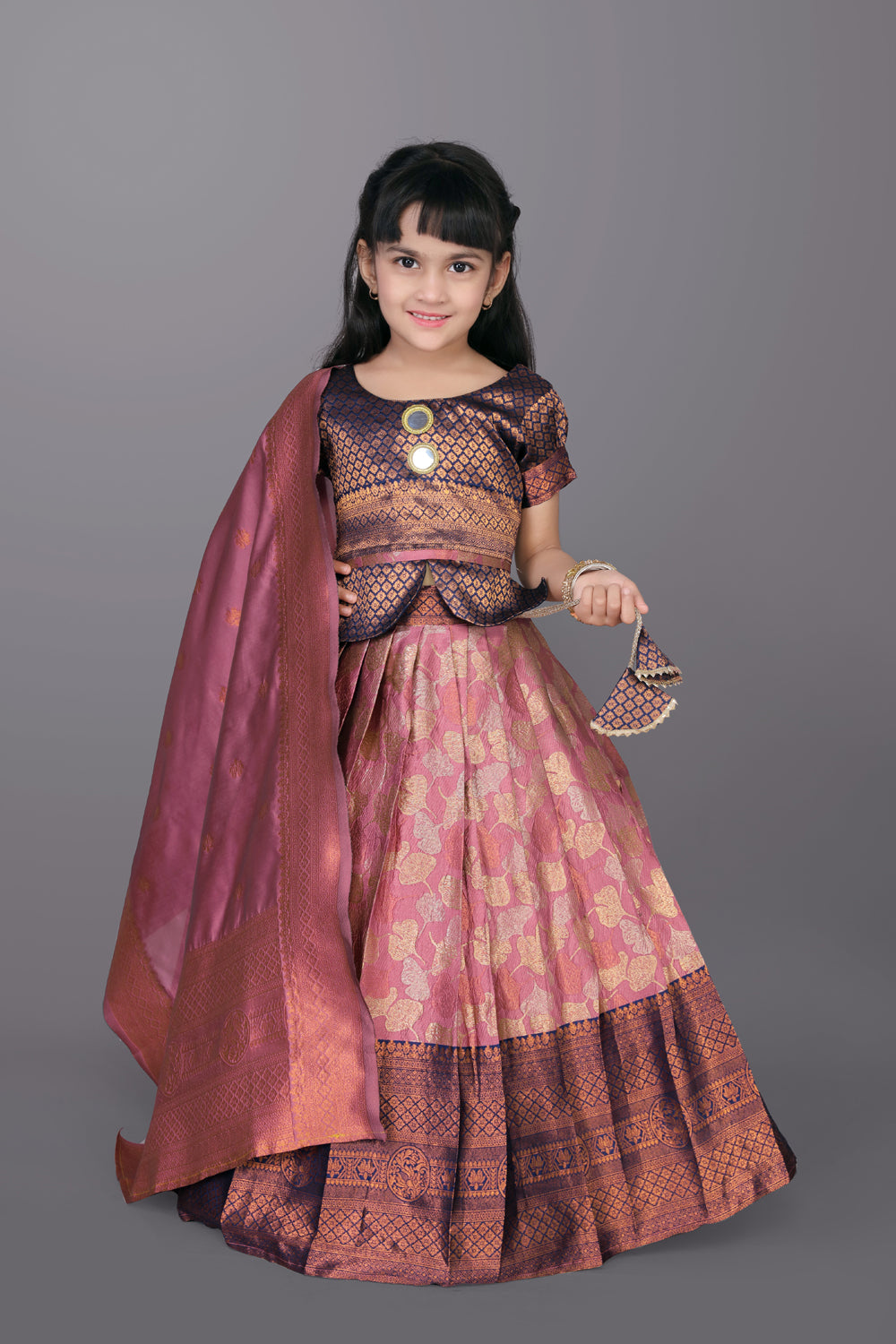Girls High Quality Lehenga Choli with Dupatta – Festive Ethnic Wear