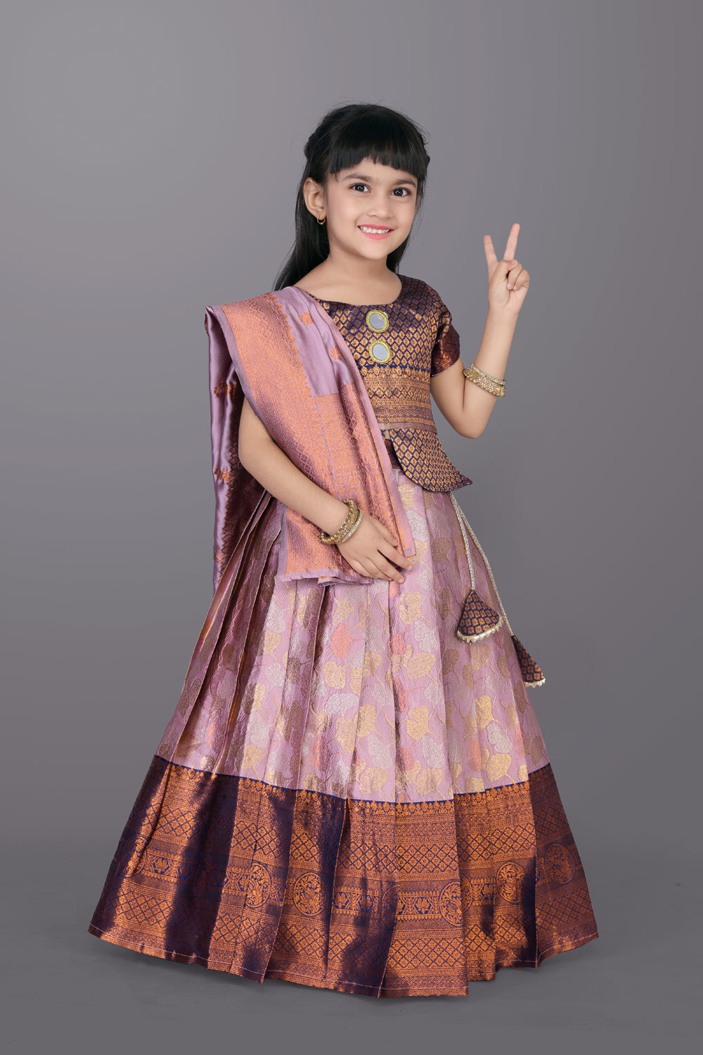 Girls High Quality Lehenga Choli with Dupatta – Festive Ethnic Wear