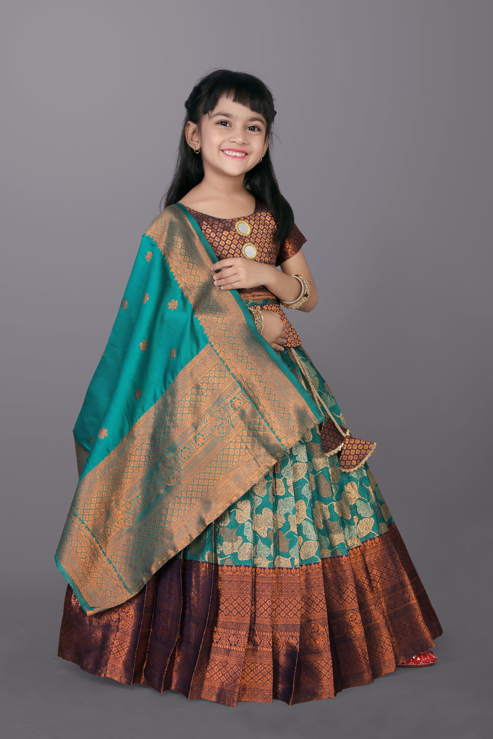 Girls High Quality Lehenga Choli with Dupatta – Festive Ethnic Wear