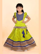 Baby girls printed lehenga choli set festive ethnic wear