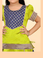 Baby Girls Printed Lehenga Choli Set – Festive Ethnic Wear