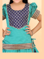 Baby Girls Printed Lehenga Choli Set – Festive Ethnic Wear