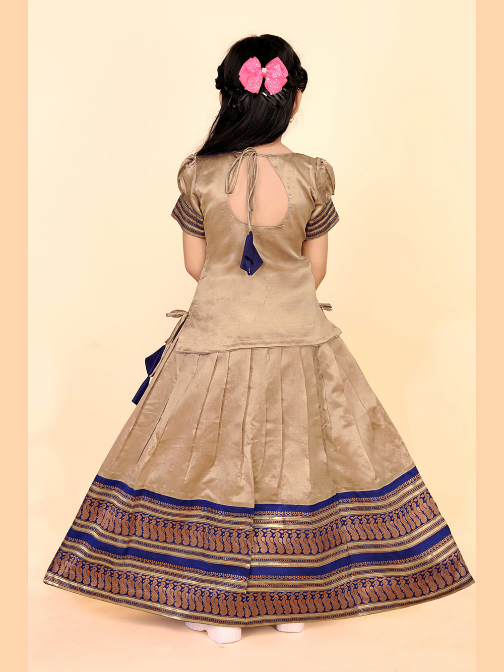 Baby Girls Printed Lehenga Choli Set – Festive Ethnic Wear