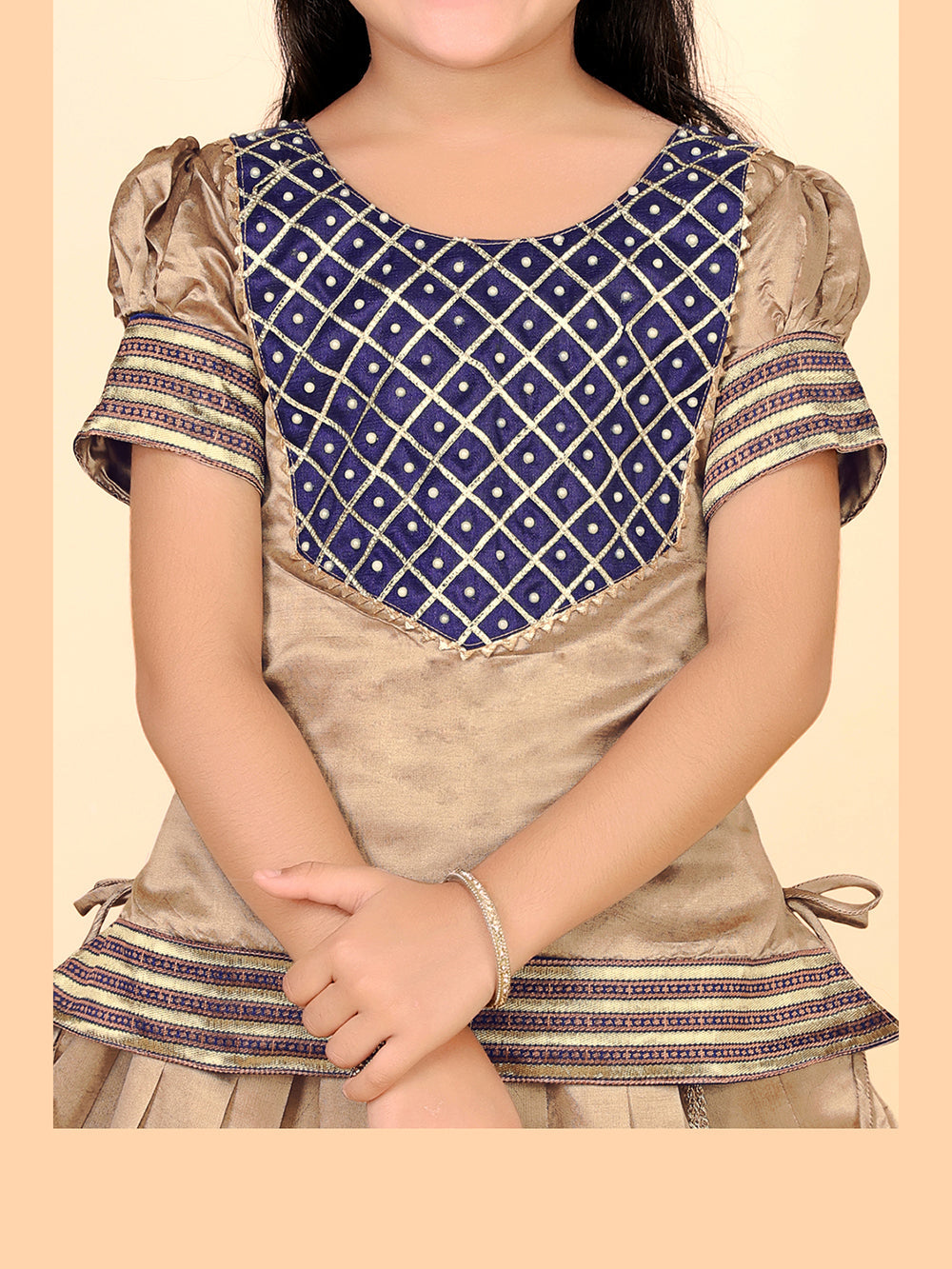 Baby Girls Printed Lehenga Choli Set – Festive Ethnic Wear