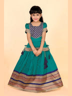 Baby Girls Printed Lehenga Choli Set – Festive Ethnic Wear