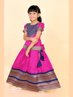 Baby Girls Printed Lehenga Choli Set – Festive Ethnic Wear