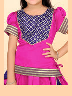Baby Girls Printed Lehenga Choli Set – Festive Ethnic Wear