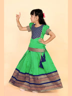 Baby Girls Printed Lehenga Choli Set – Festive Ethnic Wear