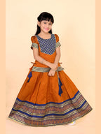 Baby Girls Printed Lehenga Choli Set – Festive Ethnic Wear
