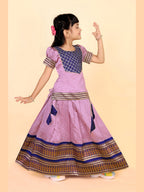 Baby Girls Printed Lehenga Choli Set – Festive Ethnic Wear