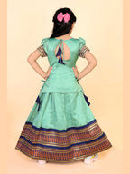 Baby Girls Printed Lehenga Choli Set – Festive Ethnic Wear
