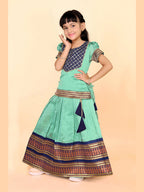 Baby Girls Printed Lehenga Choli Set – Festive Ethnic Wear