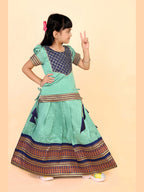 Baby Girls Printed Lehenga Choli Set – Festive Ethnic Wear