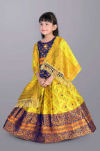 Girls Printed Lehenga Choli with Dupatta – Festive Ethnic Wear