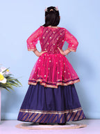 Baby Girls Lehenga Choli Ethnic Wear Embellished Lehenga Choli