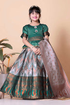 Girls Best Quality Jacquard Lehenga Choli with Dupatta – Festive Ethnic Wear