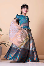 Girls Best Quality Jacquard Lehenga Choli with Dupatta – Festive Ethnic Wear
